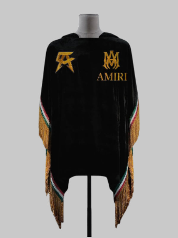Canelo Amiri Hooded Robe Black