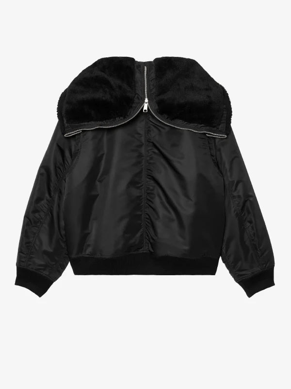 Carhartt Hooded Oltera Black Bomber Jacket