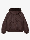 Carhartt Oltera Hooded Bomber Jacket Brown