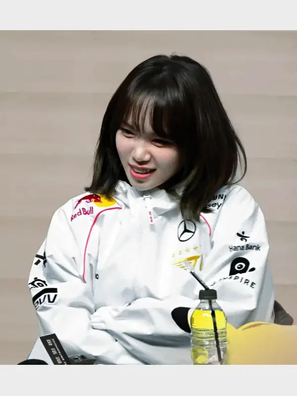 Chaewon T1 Worlds 2024 Jacket White