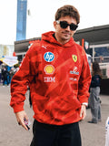 Charles Leclerc Ferrari Red 2025 Special Edition Hoodie