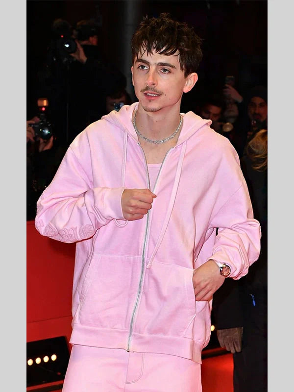Chrome Hearts Timothee Chalamet Hoodie Pink