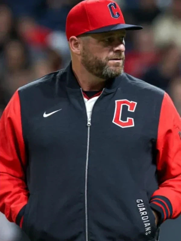 Cleveland Guardians Nike Bomber Jacket