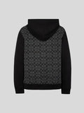 Coach Signature Men Full Zip Hoodie Charcoal Gray