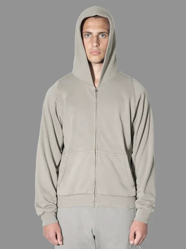Cotton Fleece Zip Up Hoodie Yeezy Gap