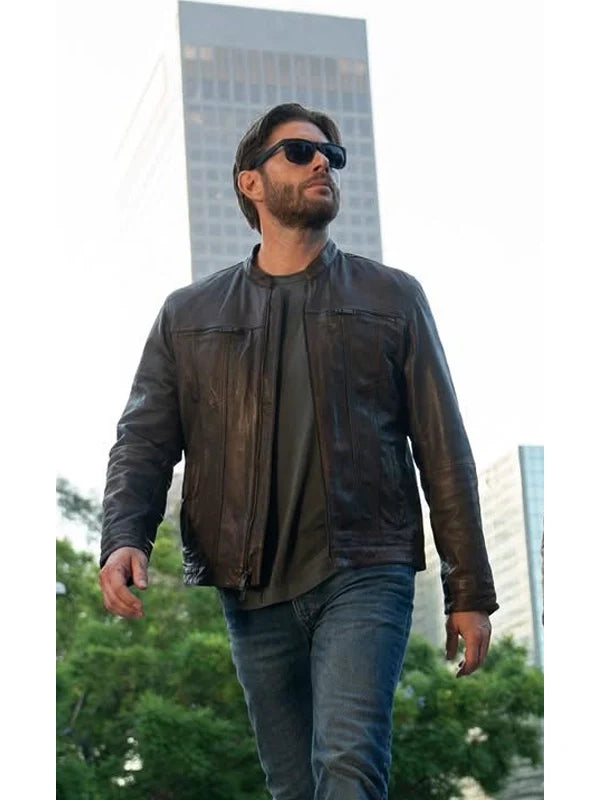 Countdown Jensen Ackles Leather Jacket Black