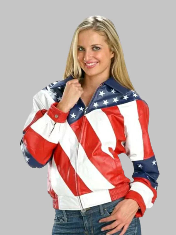 Cowboy Carter Tour Beyonce Michael Hoban American USA Flag Jacket