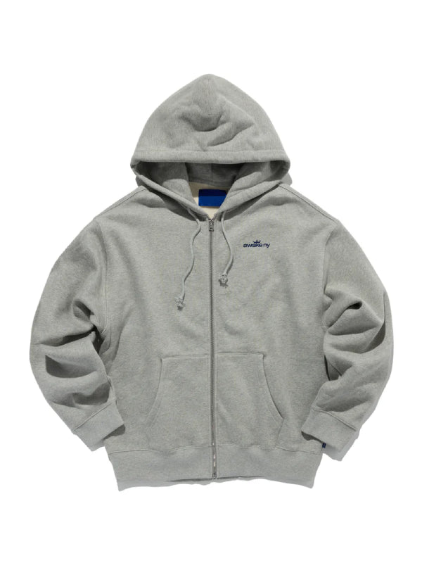 Crown Logo Full-Zip Hoodie Awake NY