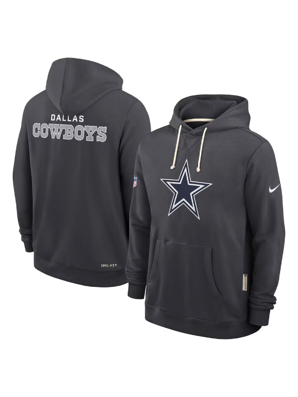 Dallas Cowboys Nike 2025 Sideline Hoodie Black