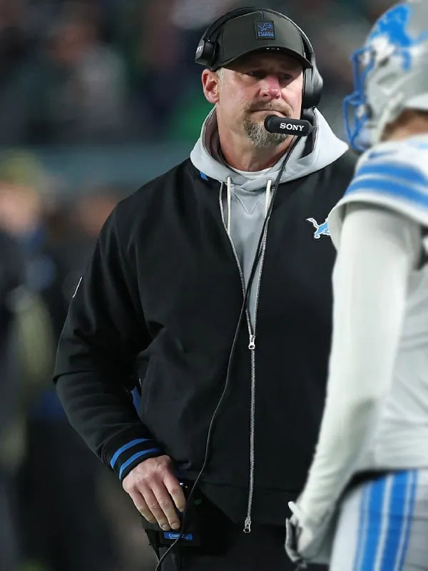 Dan Campbell Detroit Lions Bomber Jacket