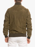 David Mens Bomber Light Green Jacket