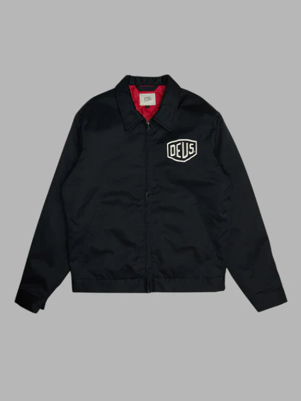 Deus Ex Machina Black Workwear Jacket 2.0