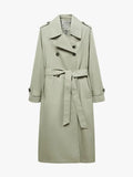 Double-breasted trench coat