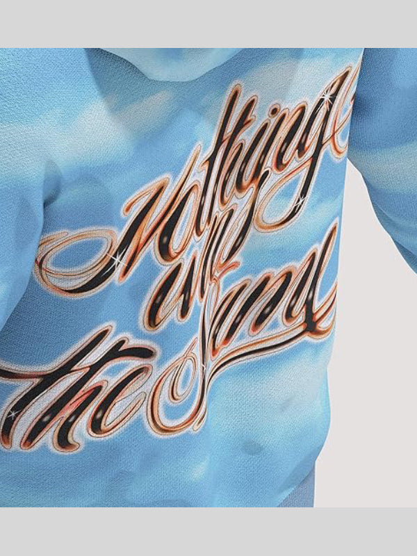 Drake Cloud Hoodie Blue