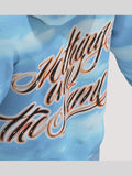Drake Cloud Hoodie Blue