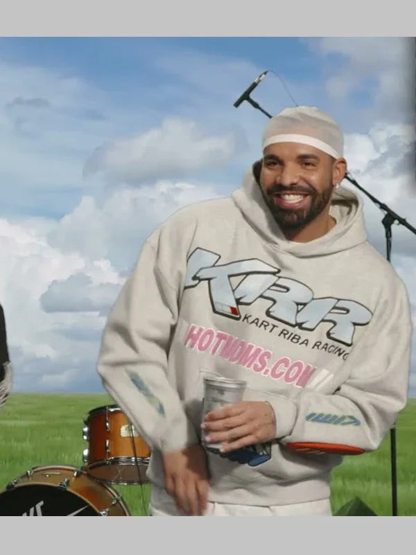 Drake KRR Kart Riba Racing Hoodie Grey