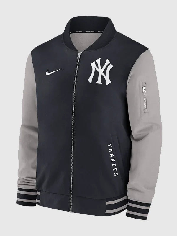Dugout_Yankees_Nike_Bomber_Jacket_Black_and_Grey