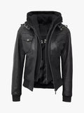 Edinburgh Women’s Bomber Black Leather Jacket