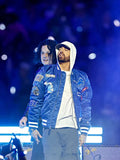 Eminem Lions Bomber Jacket Blue