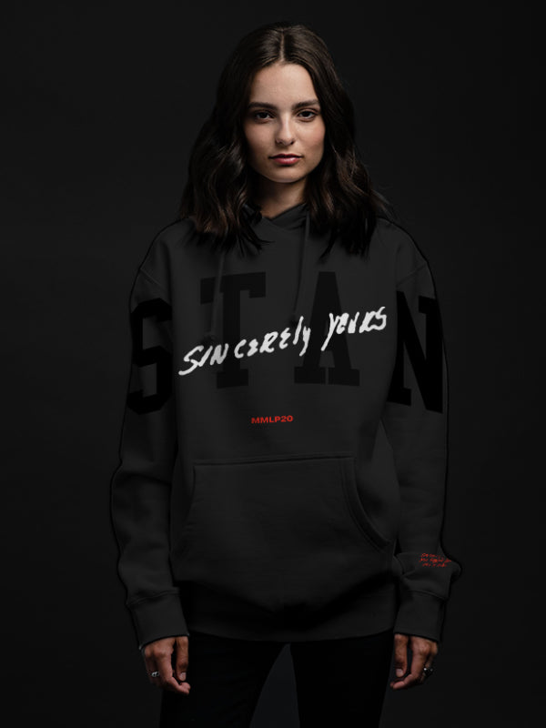 Eminem Marshall Mathers LP Stan Hoodie Black