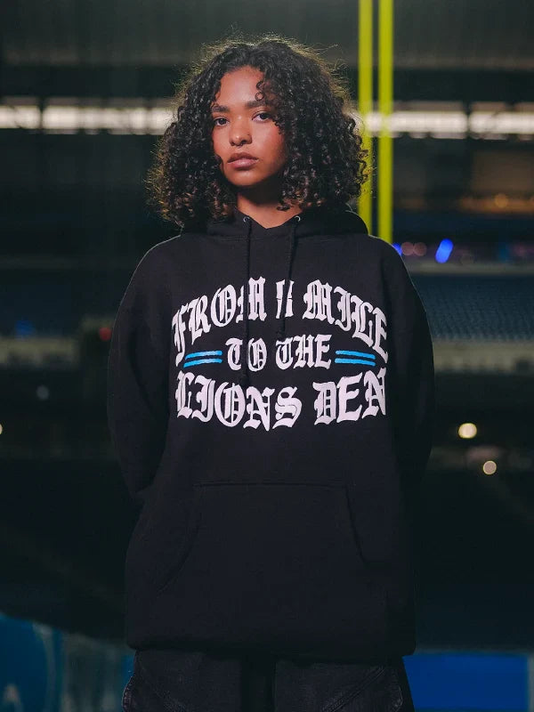 Eminem x Detroit Lions Hoodie Black