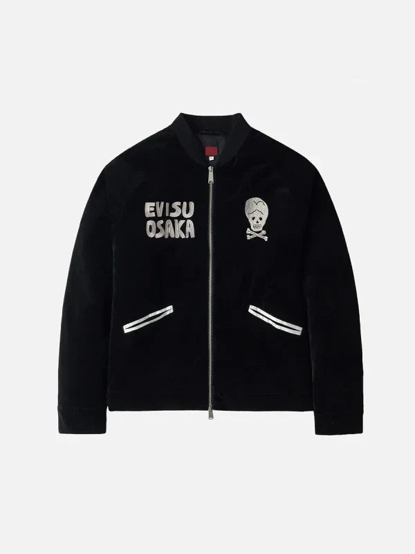 Evisu Osaka Padded Souvenir Jacket Black