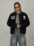 Evisu Padded Souvenir Black Jacket