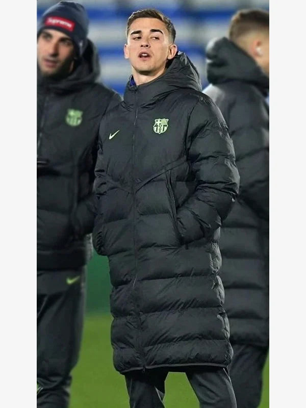 FC Barcelona Nike Black Puffer Jacket