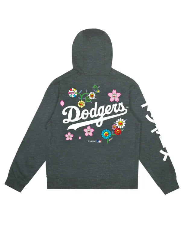 Fanatics x Takashi Murakami x Los Angeles Dodgers World Series 2025 Champs Hoodie - Charcoal Grey
