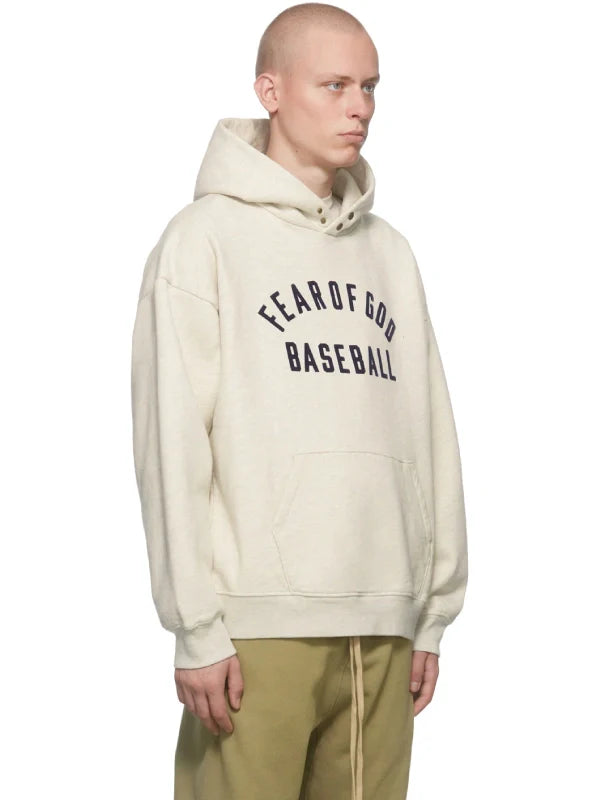 Fear Of God Baseball Beige Hoodie