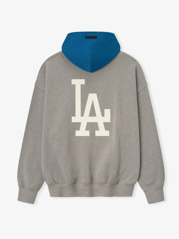 Fear Of God Essentials Dodgers Hoodie Grey