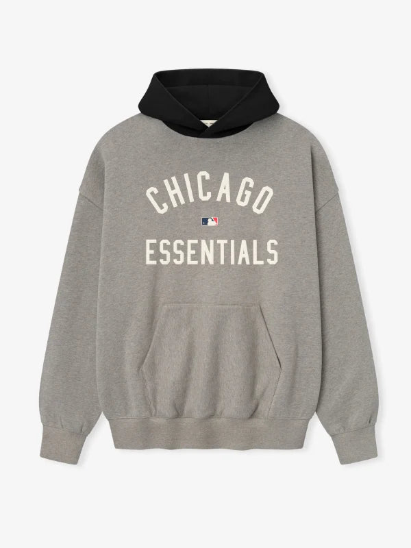 Fear Of God Essentials White Sox Sport Hoodie Grey
