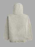 Fear of God Kith x Adidas x Athletics Polar Fleece Hike Beige Hoodie
