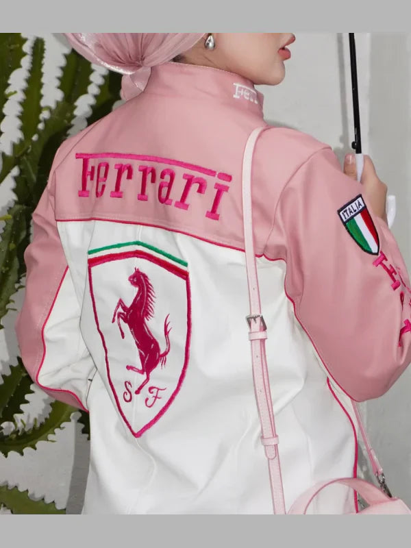 Ferrari Pink F1 Jacket