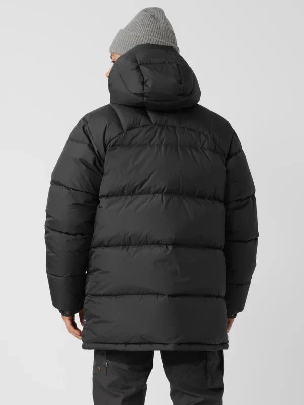Fjallraven Expedition Hooded Down Puffer Jacket Black