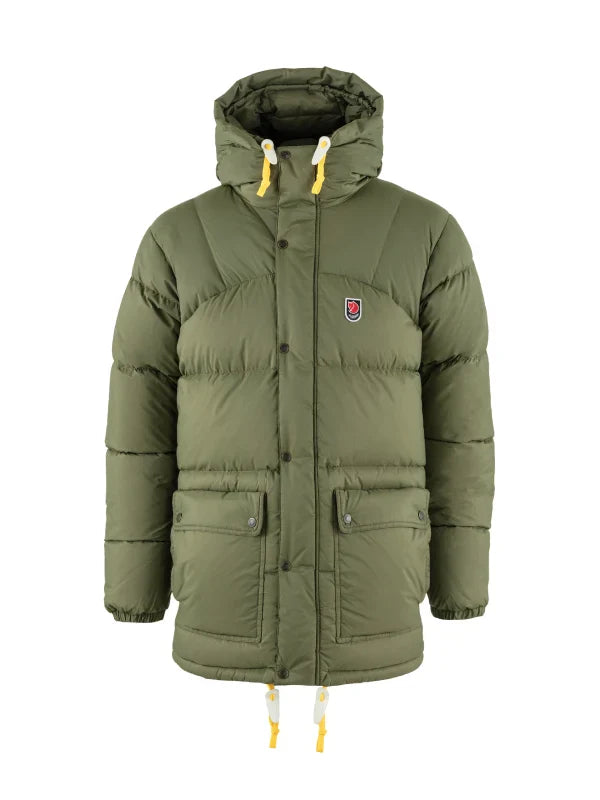 Fjallraven Expedition Hooded Puffer Jacket Green