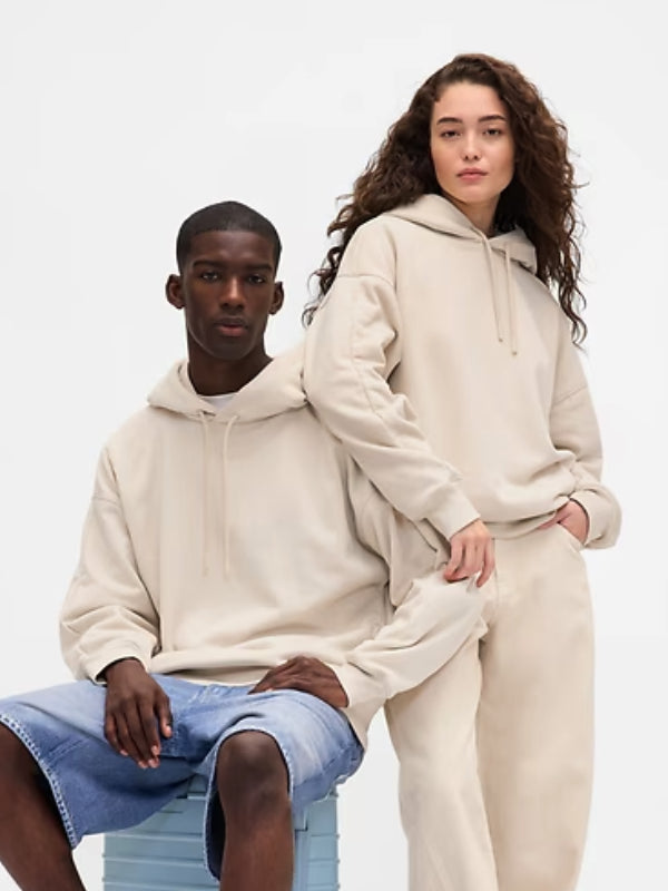 Gap x BEIS Heavyweight Travel Hoodie Beige