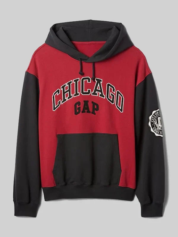 Gap Chicago Logo Color block Hoodie