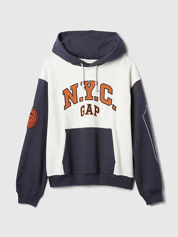 Gap NYC Logo Colorblock Hoodie