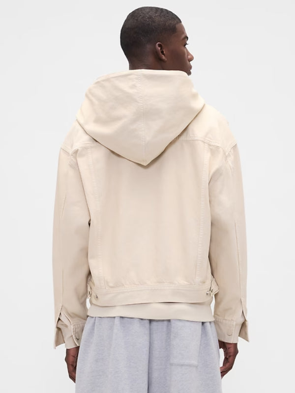 Gap x BEIS Beige Denim Jacket