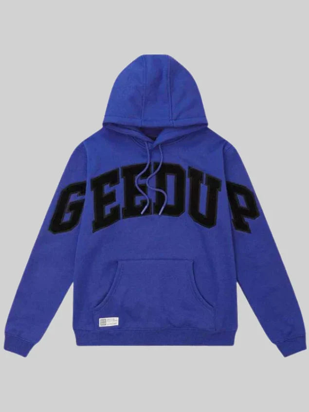 Geedup Team Logo Hoodie Royal Blue and Black