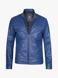 Genuine Leather Cafe Racer Jacket