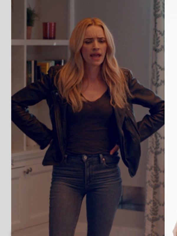 Ginny and Georgia S03 Georgia Miller Black Leather Jacket