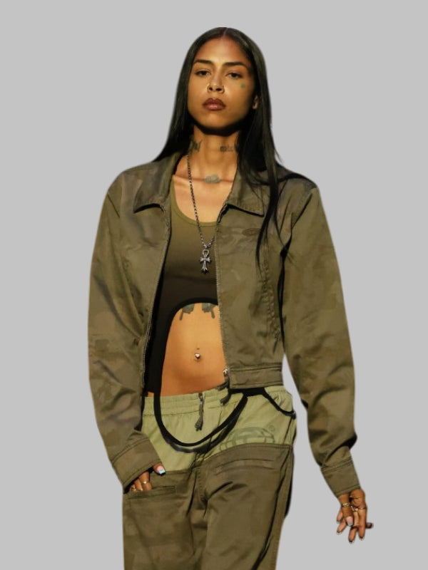 Gio Telfar 20th Anniversary Runway Jacket Green 