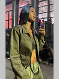 Gio Telfar Runway Jacket Green