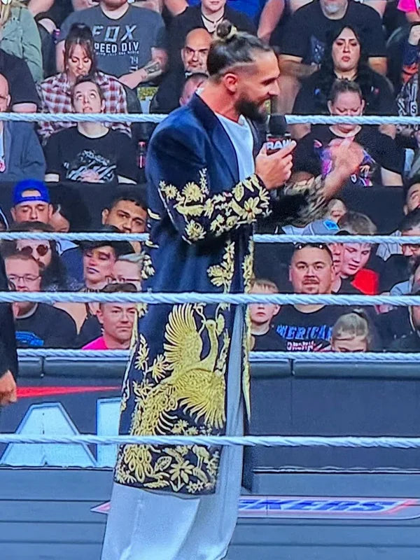 Golden Peacock Coat Seth Rollins