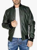 Green David Jacket Mens Bomber