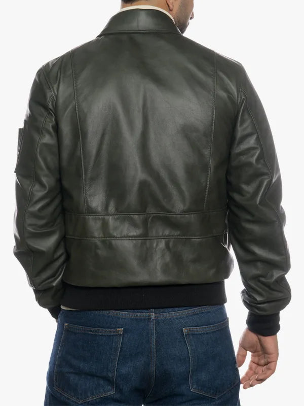 Green Pilota bomber Jacket