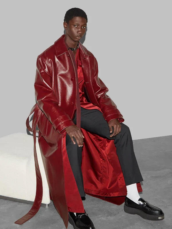 Gucci Red Trench Coat