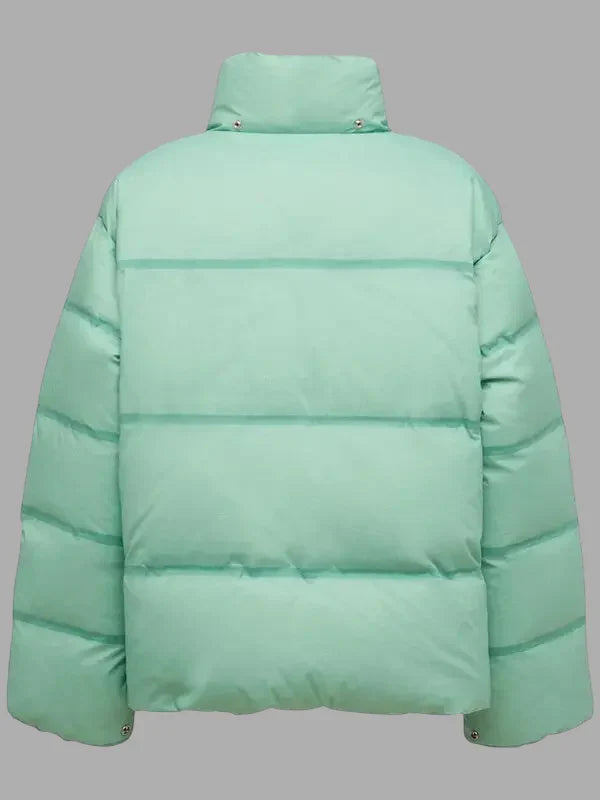 Gucci X The North Face Green Down Bomber Jacket